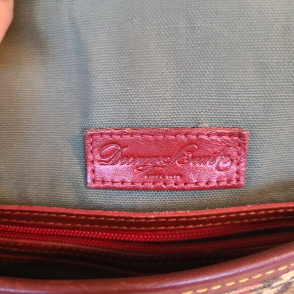 Dooney and Bourke Plaid Coated Canvas Bag w/ Adjustable Shoulder Strap - Picture 12 of 16